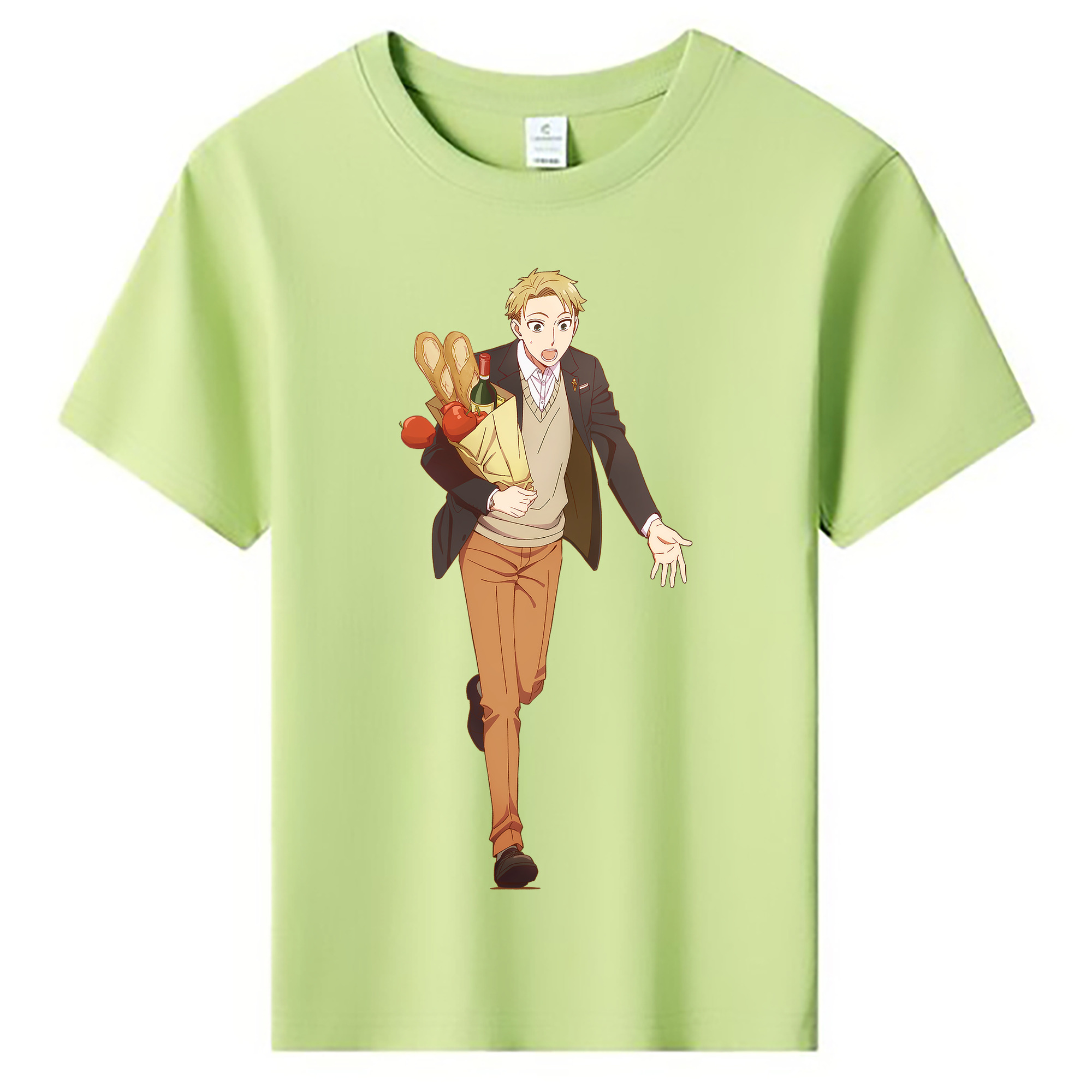 （画像用） SPY×FAMILY间谍家家酒 綿100％キッズTシャツ（フロントプリント）